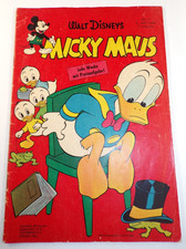 LÜCKENFÜLLER!!!  Disney-Comic: MICKY MAUS - GB Nr. 15 aus 1958 - mit GS und SB!
