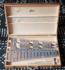 Glockenspiel, vintage, 1950er jahre, 2 Oktaven Tonumfang