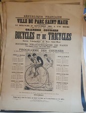 Altes Plakat Bicycles et de