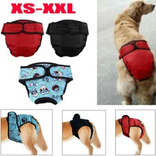 Hundewindel Waschbar Hygienehose Schutzhose Läufigkeitshose Hund Hose XS-XXL