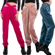 Damen Hose Jogger Samt