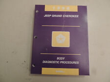 Diagnostic manual Diagnose Werkstatthandbuch 1996 Jeep Grand Cherokee