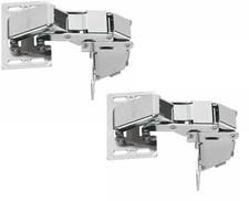 2x Hochklappscharnier Klappenscharnier Caravan Möbel Scharnier Feder Dämpfung