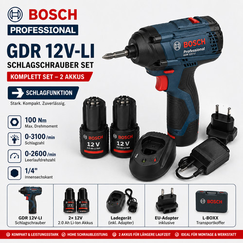 Bosch professional gdr 12v - gdr, 12v-li