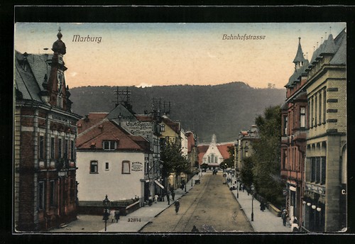 Ansichtskarte marburg - ansichtskarte,