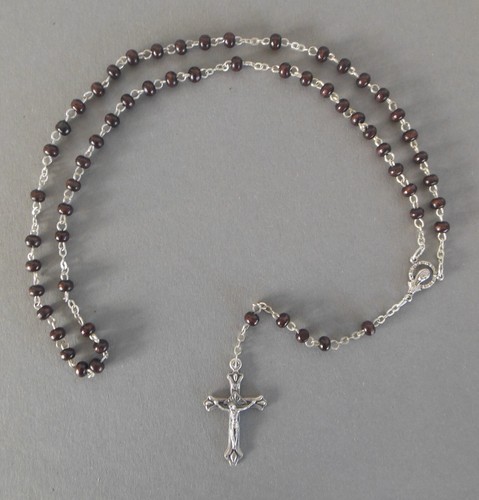 Rosenkranz kleine dunkelbraune