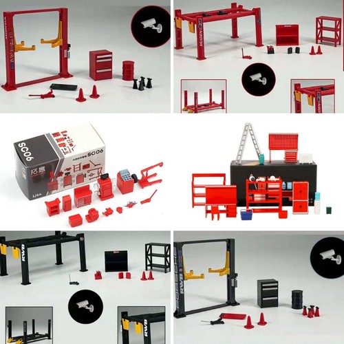 Diorama garage reparatur - diorama,
