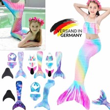 Kids Mädchen Meerjungfrau Schwanzflosse Monoflosse Schwimmschwanz Kann Schwimmen