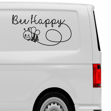 Bee Happy Aufkleber Biene
