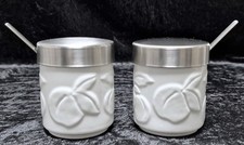 Villeroy & Boch Porzellan - 2 St.Set Marmeladendose mit Löffel - "Home Elements"