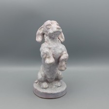 Keramik Dackel Karlsruher Majolika Modell 5325  Art Deco Craquele Glasur