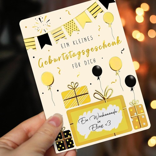 Gutschein karte geburtstag - gutschein,