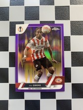 2022-23 Topps Chrome UCC Xavi Simons Purple Gold Seismic PSV Eindhoven c