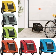 Hundeanhänger Boxer 2-in-1 Hundebuggy Fahrradanhänger groß Fahne und Tasche DE