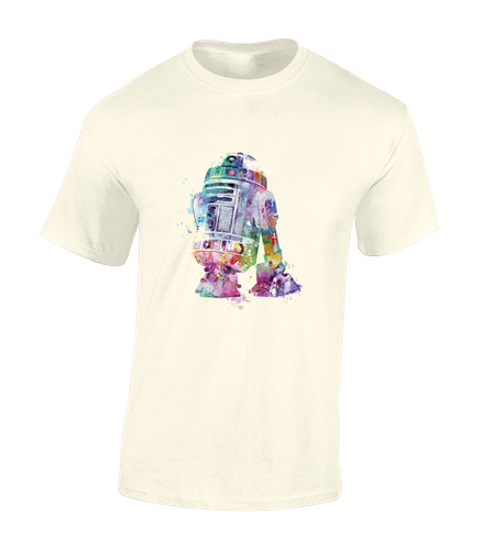 Aquarell r2d2 herren shirt - aquarell,