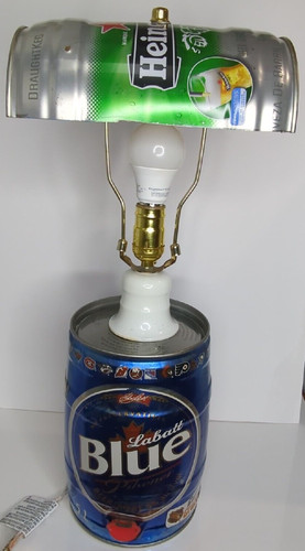 Lamp beer keg heineken - keg,