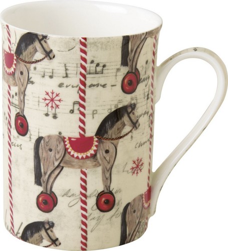 Becher bone china weihnachten - bone,