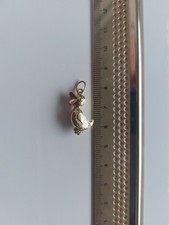 Ente 333 Echtgold 8 Karat Anhänger Gelbgold