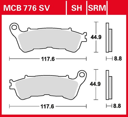 Trw bremsbelag performance - bremsbelag,