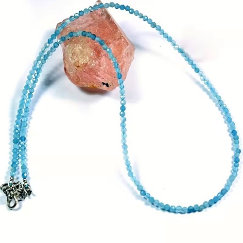Apatit blau facettiert - apatit, 2mm