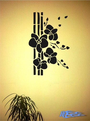 Wandtattoo orchidee matt - 2,