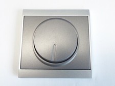 Kopp Abdeckung für Dreh-Dimmer Malta Silber Weiß Anthrazitgrau