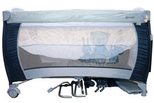 BabyGo Sleeper delux Reisebett Spielbett blue