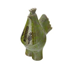 Handbemalter Keramik Hahn