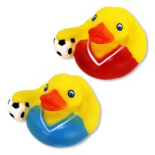 Badeente fußball 5 cm - badeente,