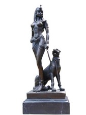 Bronze figur skulptur - figur,