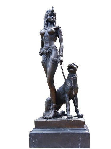 Bronze figur skulptur - bronze,
