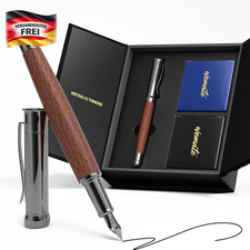 Holz füllfederhalter set mit - set,