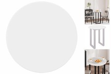 Tischplatte Ohne Beine Weiß 60 X 60 X 1.5 Cm Holzwerkstoff