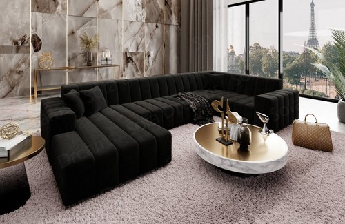 Sofa stoff wohnlandschaft - stoff,
