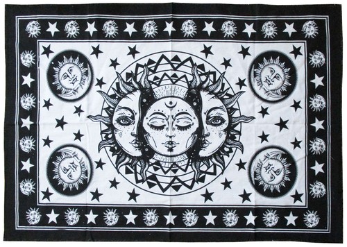 Sonne sun stoffbild wandbehang - sonne,