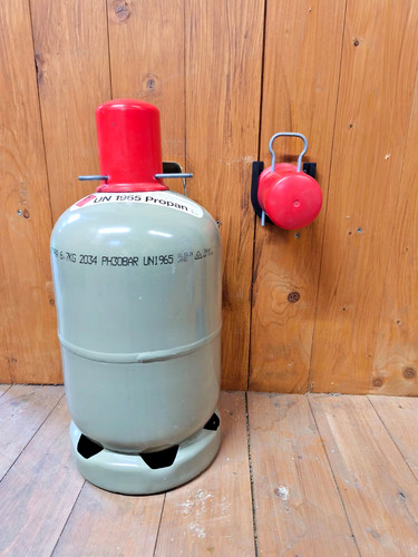 Rote schutzkappe halter - rote,