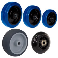 Rad Vollgummi Ersatzräder Vollgummireifen 75 80 100 125 mm Ersatz Rollen TPE