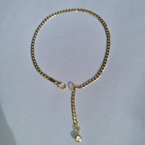 Fusskette massiv gold - fusskette,