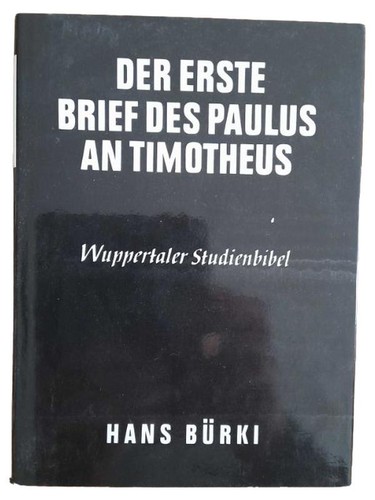 Timotheusbrief von hans - timotheusbrief,