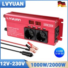 1000W 2000W Wechselrichter DC