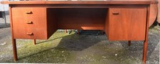 60er Schreibtisch H.P. Hansen Denmark Teak executive desk Entwurf Designer