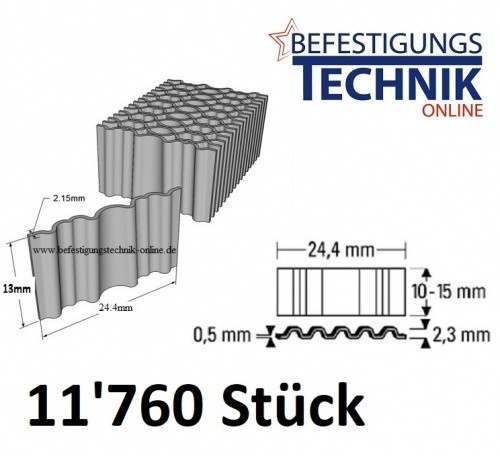 Wellennägel wn12bk 25x12mm - wellennägel,