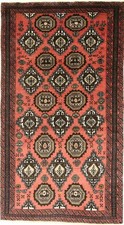 Belutsch Teppich 193x107 Rot