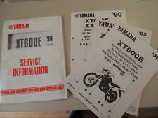 Yamaha XT 500 600 E 1990-1996 Werkstatthandbuch  Daten Heft Schaltplan