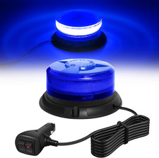 Blaulicht Auto12V Rundumleuchte Blau Magnet Frontblitzer 9 Blinkend Leuchte Warn