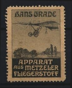 Reklamemarke hans grade - reklamemarke,