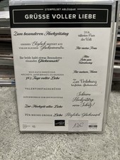 Stampin Up Stempel Grüsse