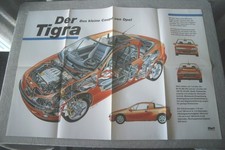 Poster XL Opel Tigra BETTI Schnittzeichnung (#958)