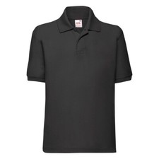 KINDER-POLOSHIRT Polohemd 104 116 128 140 152 164 NEU Fruit of the Loom F502K