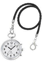 MASTER TIME Sprechende Taschenuhr Funk Silberfarben MTGA-10938-12M